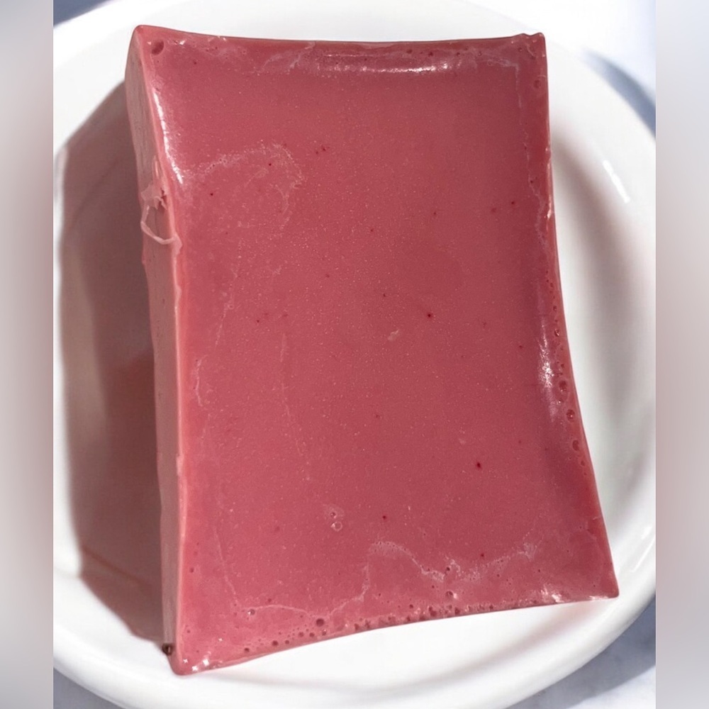 Passion fruit 3D roses handmade soap 2x3 inch 4oz donkey milk & shea butter - Picture 3 of 3